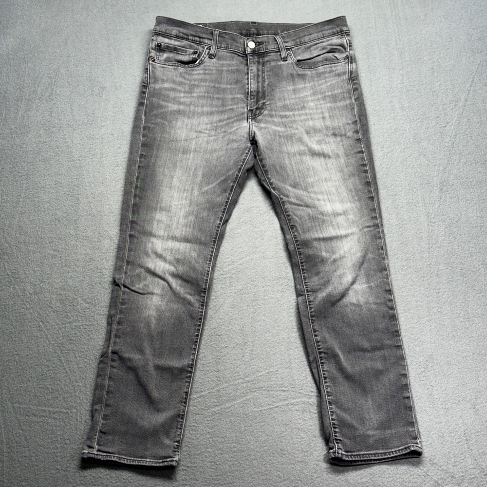 Levi's Premium 511 Slim Fit Grey Jeans Mens 36x30 Stretch Denim 04511-2091 - Picture 4 of 10